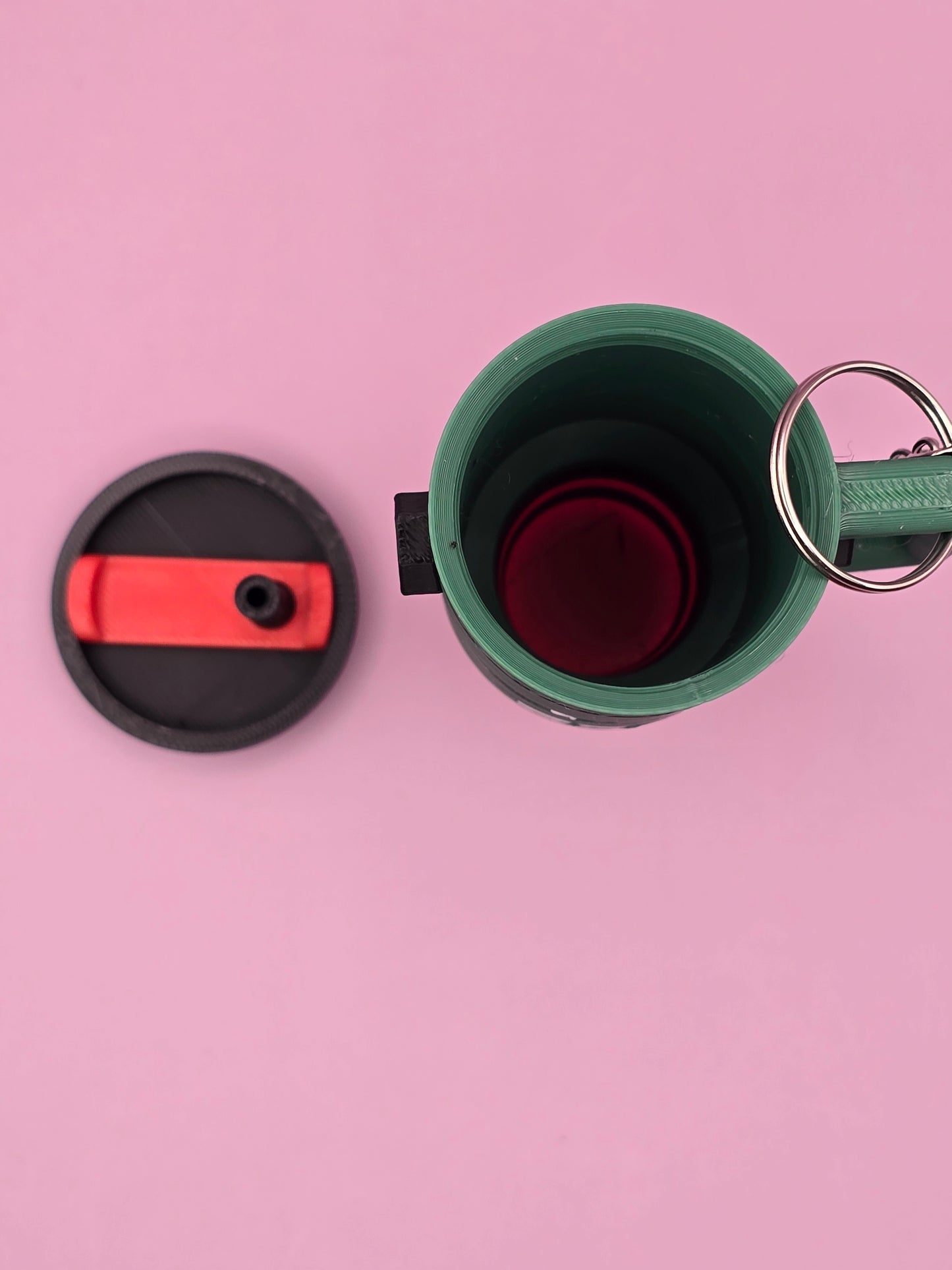 Frankenstein Cup Keychain - Unique Design with Decorative Elements - Ideal for Everyday Use