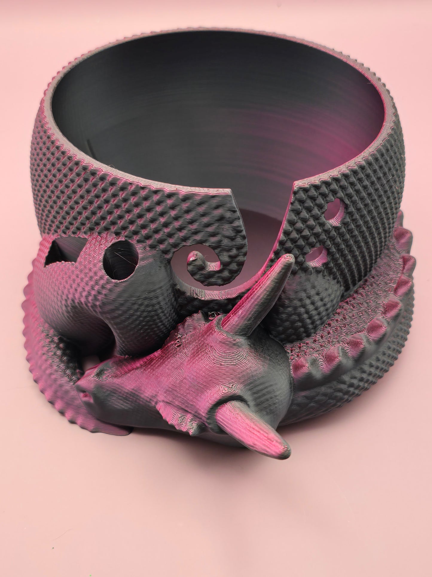 Dragon Themed Yarn Bowl - Unique Design for Crafting and Storage - Ideal for Dragon Lover Enthusiasts Tableware