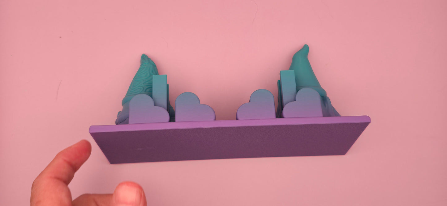 Gnome Business Card Holder - Simple Design with Blue Purple Color - Ideal for Everyday Use