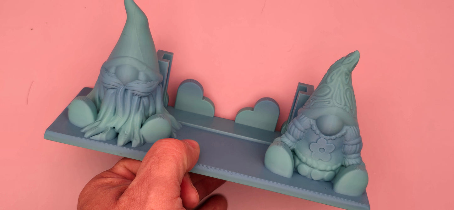 Gnome Business Card Holder - Simple Design with Blue Purple Color - Ideal for Everyday Use
