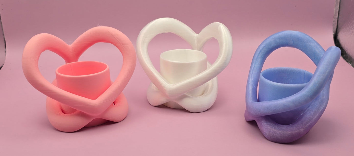 Infinite Love Candle Holder - Valentine's Day Candle Holder with Unique Design and Elegant Style