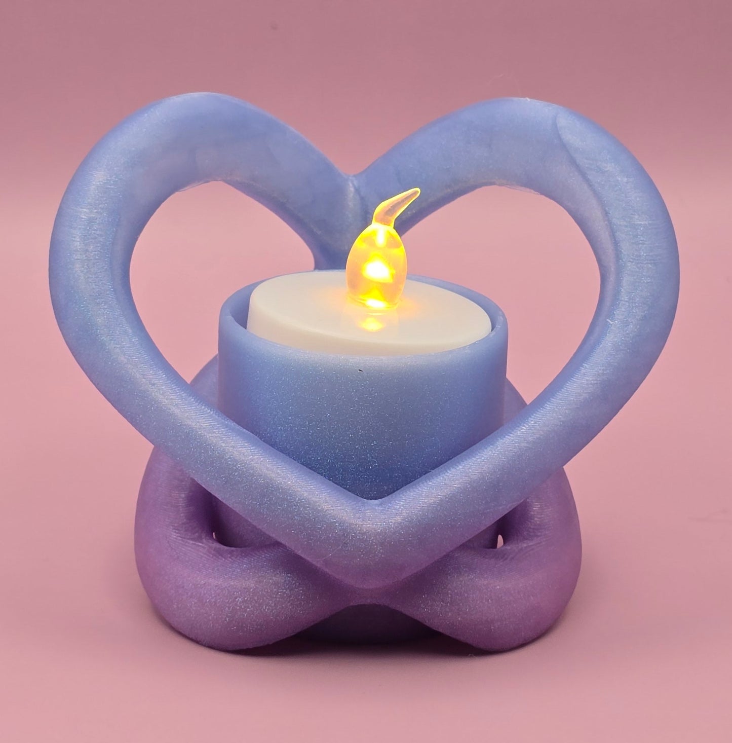 Infinite Love Candle Holder - Valentine's Day Candle Holder with Unique Design and Elegant Style
