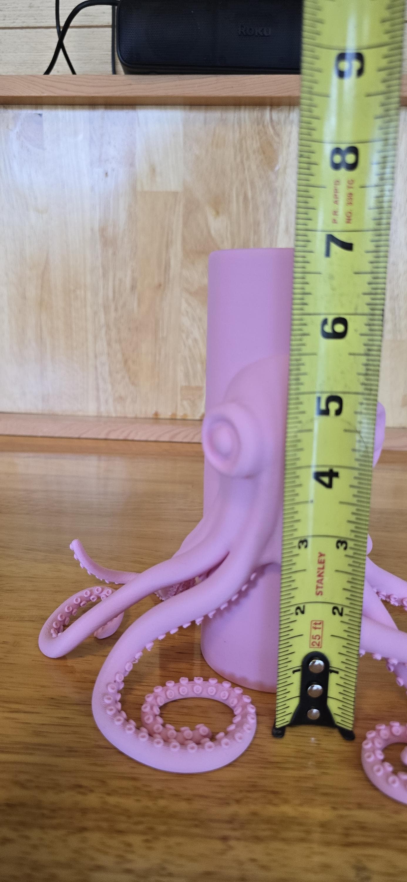3D Printed Octopus Vase | Pink Tentacle Planter | Nautical Ocean Home Decor | Cephalopod Sculpture | Unique Sea Creature Gift
